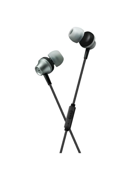 Crossloop Daily Fashion Series in-Ear Earphone with Mic and Volume Control -Silver