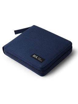DailyObjects - Blue Ballistic Nylon Zip Wallet