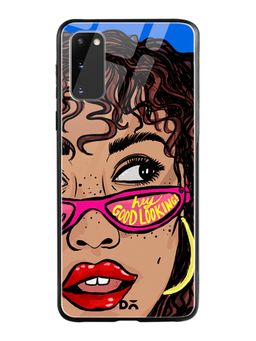 DailyObjects - Hey Good Looking Glass Case Cover For Samsung Galaxy S20 6.2"