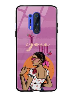 DailyObjects - Be You Tiful Glass Case Cover For OnePlus 8 Pro 6.78"