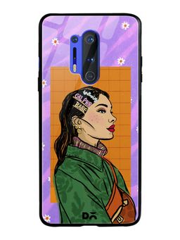 DailyObjects - Girl Power Babe Glass Case Cover For OnePlus 8 Pro 6.78"