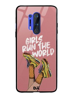 DailyObjects - Girls Run The World Glass Case Cover For OnePlus 8 Pro 6.78"