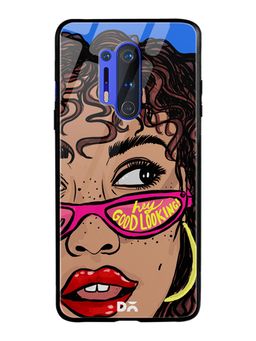 DailyObjects - Hey Good Looking Glass Case Cover For OnePlus 8 Pro 6.78"