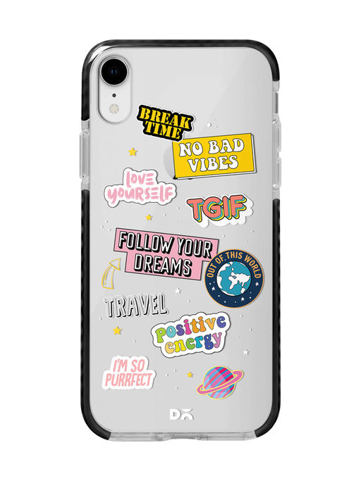 Dailyobjects Iphone Xr Case Buy DailyObjects Positivity Stride Clear