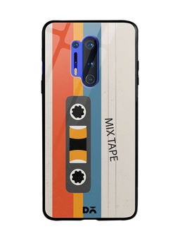 DailyObjects - Chrome Mix Tape Glass Case Cover For OnePlus 8 Pro 6.78"