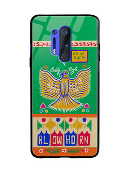 DailyObjects - Goldy Eagle Truckback Glass Case Cover For OnePlus 8 Pro 6.78"