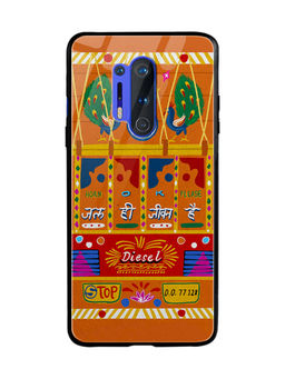 DailyObjects - Jal Jeevan Truckback Glass Case Cover For OnePlus 8 Pro 6.78"