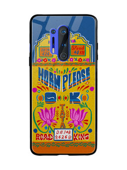 DailyObjects - Road King Truckback Glass Case Cover For OnePlus 8 Pro 6.78"