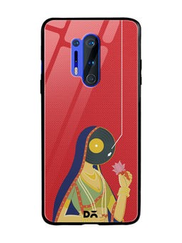 DailyObjects - Disk Queen Glass Case Cover For OnePlus 8 Pro 6.78"