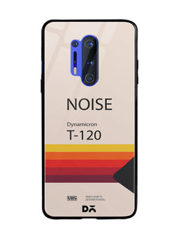 DailyObjects - Noise VHS Glass Case Cover For OnePlus 8 Pro 6.78"