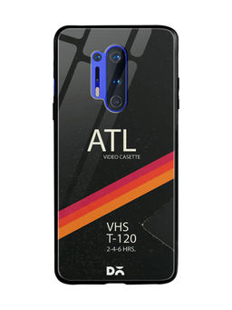DailyObjects - T-120 Video Cassette Glass Case Cover For OnePlus 8 Pro 6.78"