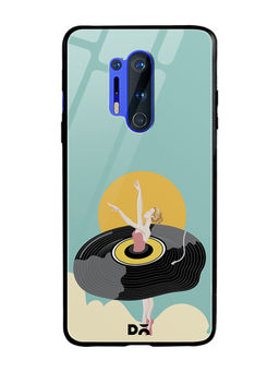 DailyObjects - Disk Ballerina Glass Case Cover For OnePlus 8 Pro 6.78"