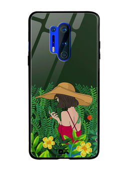 DailyObjects - Forest Girl Glass Case Cover For OnePlus 8 Pro 6.78"