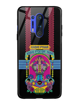 DailyObjects - Nasty Pyaar Glass Case Cover For OnePlus 8 Pro 6.78"