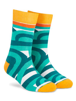 Dynamocks - Multi-colour Maze Crew Length Socks