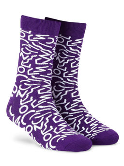 Dynamocks - Multi-colour Doodle Crew Length Socks