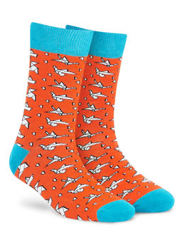 Dynamocks - Multi-colour Origami Crew Length Socks