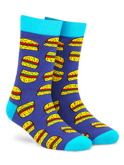 Dynamocks - Multi-colour Burgers Crew Length Socks