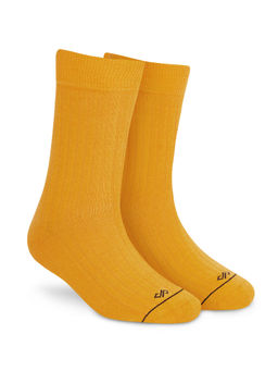 Dynamocks - Solid Crew - Mustard - Men and Women Crew Length Socks
