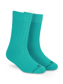 Dynamocks - Solid Crew - Turquoise - Men and Women Crew Length Socks