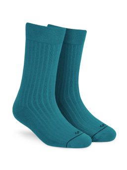 Dynamocks - Solid Crew - Teal Green - Men and Women Crew Length Socks