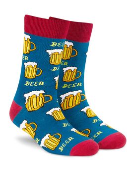 Dynamocks - Beer - Men and Women Crew Length Socks