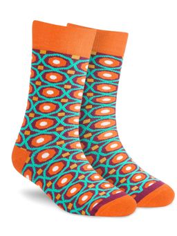 Dynamocks - Retro - Men and Women Crew Length Socks