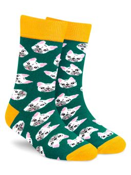 Dynamocks - Pug - Men and Women Crew Length Socks