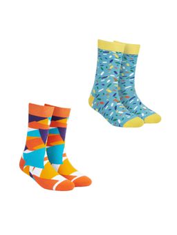 Dynamocks - Men and Women Crew Length Socks (Pack of 2)
