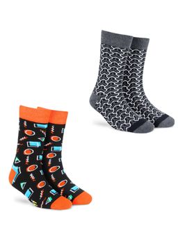 Dynamocks - Men and Women Crew Length Socks (Pack of 2)
