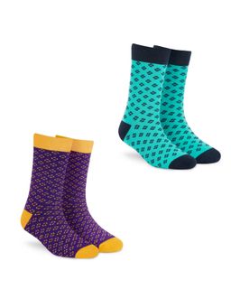 Dynamocks - Men and Women Crew Length Socks (Pack of 2)