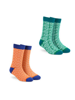 Dynamocks - Men and Women Crew Length Socks (Pack of 2)