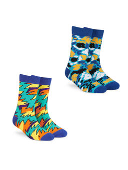 Dynamocks - Men and Women Crew Length Socks (Pack of 2)