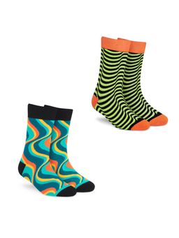 Dynamocks - Men and Women Crew Length Socks (Pack of 2)