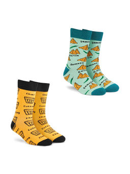 Dynamocks - Men and Women Crew Length Socks (Pack of 2)