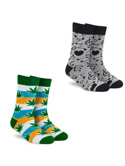 Dynamocks - Men and Women Crew Length Socks (Pack of 2)