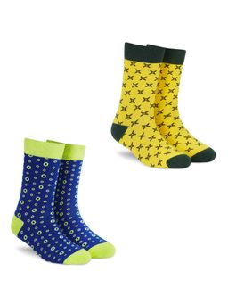 Dynamocks - Men and Women Crew Length Socks (Pack of 2)