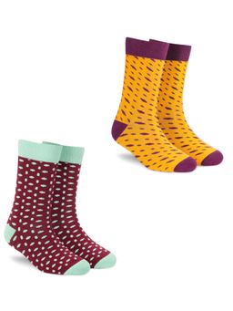 Dynamocks - Men and Women Crew Length Socks (Pack of 2)