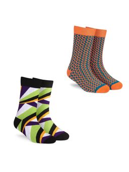 Dynamocks - Men and Women Crew Length Socks (Pack of 2)