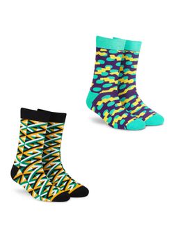 Dynamocks - Men and Women Crew Length Socks (Pack of 2)