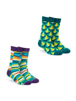 Dynamocks - Men and Women Crew Length Socks (Pack of 2)