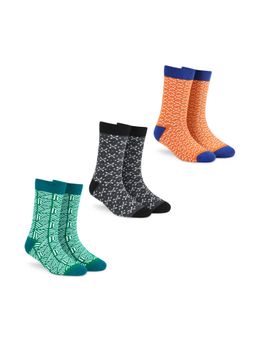 Dynamocks - Men and Women Crew Length Socks (Pack of 3)