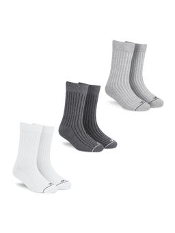 Dynamocks - Men and Women Crew Length Socks (Pack of 3)