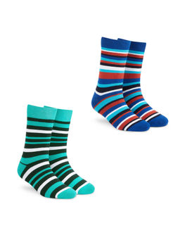 Dynamocks - Men and Women Crew Length Socks (Pack of 4)