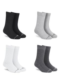 Dynamocks - Men and Women Crew Length Socks (Pack of 4)