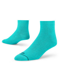 Dynamocks - Solid Turquoise Women Ankle Length Socks