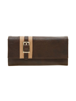 ESBEDA - Brown Solid Pu Synthetic Material Wallet