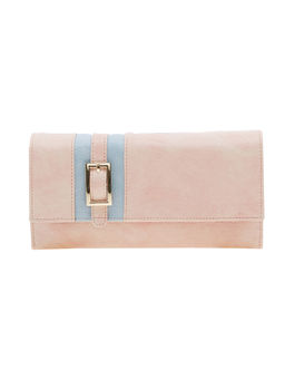 ESBEDA - Pink Solid Pu Synthetic Material Wallet