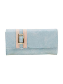 ESBEDA - Blue Solid Pu Synthetic Material Wallet