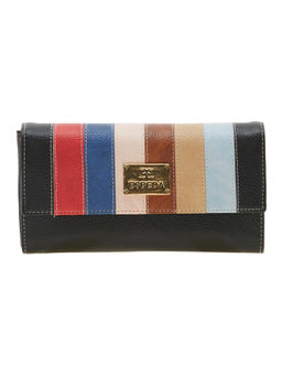 ESBEDA - Black Solid Pu Synthetic Material Wallet